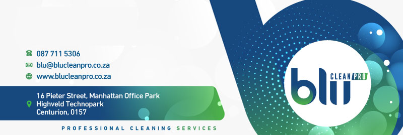Bluclean Pro (Pty)Ltd banner