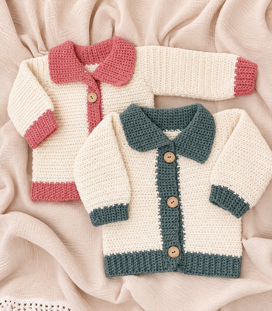 Linamii Handcrafted Thembi Waffle Cardigan