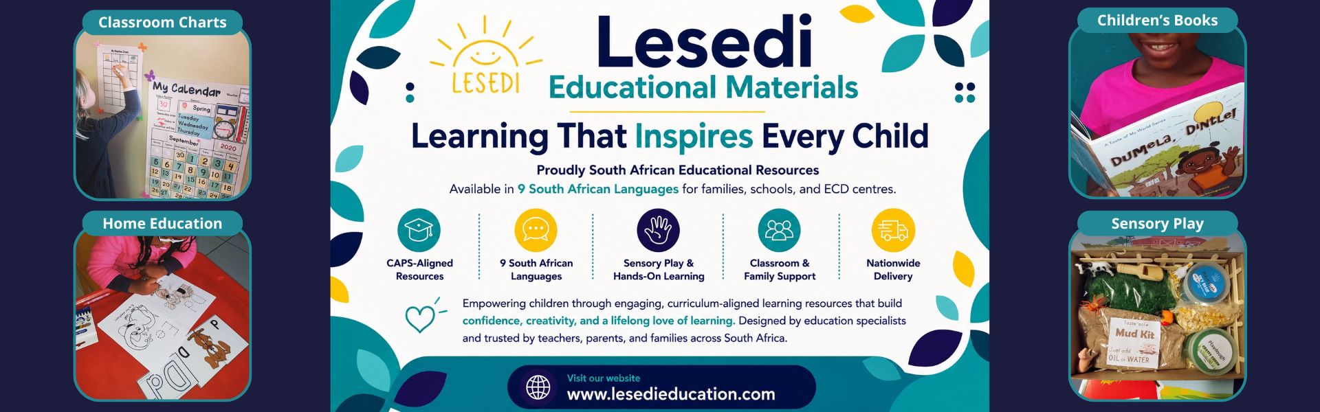 Lesedi Educational Materials banner