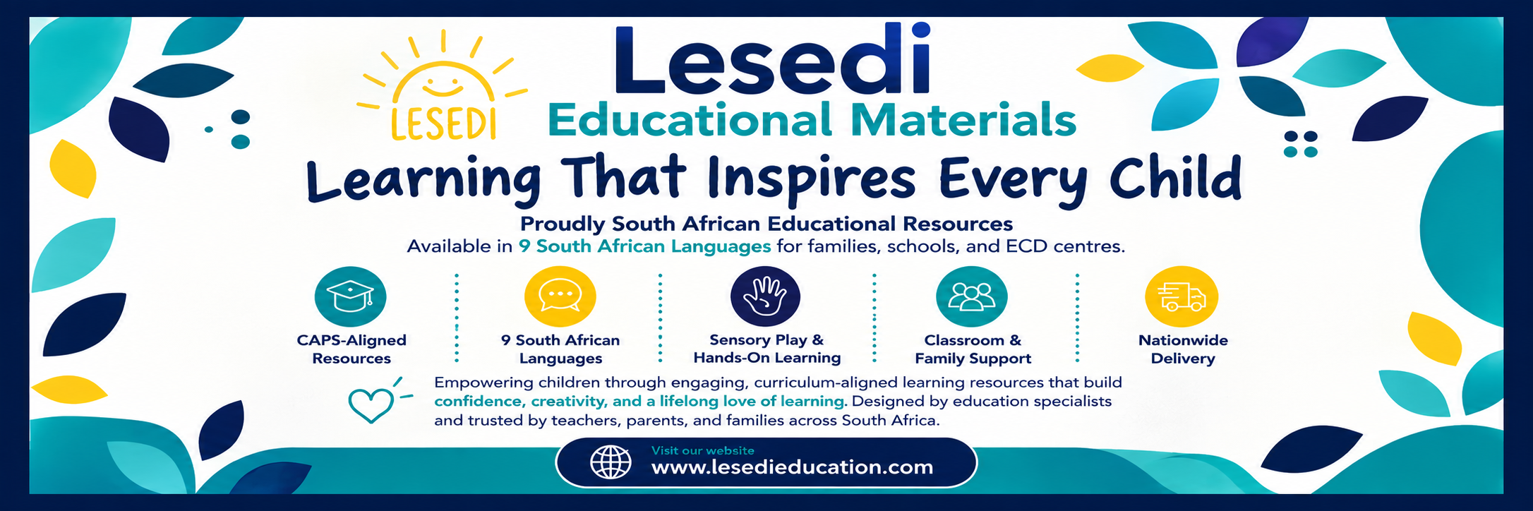 Lesedi Educational Materials banner